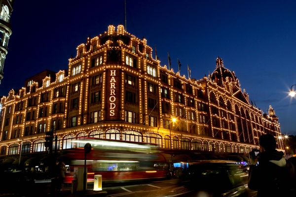 Harrods christmas lights, London Harrods christmas lights, London - Sputnik International