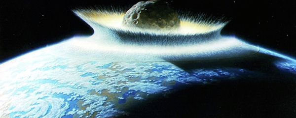 Artist's impression of asteroid hitting earth Artist's impression of asteroid hitting earth - Sputnik International