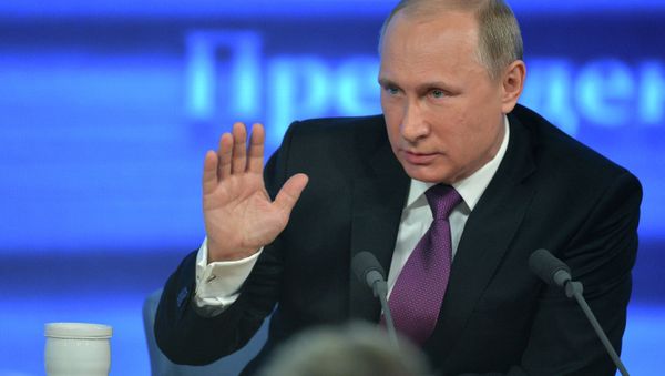 Vladimir Putin's annual press conference Vladimir Putin's annual press conference - Sputnik International