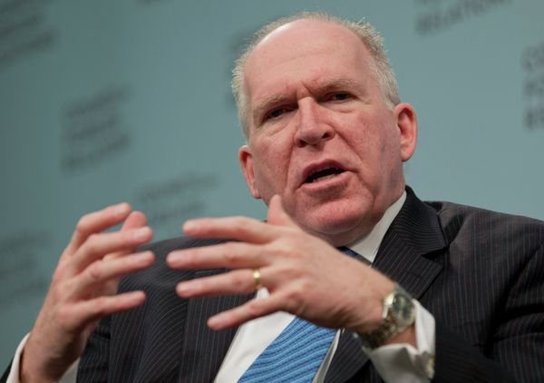  This March 11, 2014 file photo shows CIA Director John O. Brennan speaking in Washington. The CIA's insistence that it did not spy on its Senate overseers collapsed July 31 with the release of a stark report by the agency's internal watchdog documenting improper computer surveillance and obstructionist behavior by CIA officers. Those internal conclusions prompted Brennan to abandon months of defiance and defense of the agency and apologize to Senate intelligence committee leaders.  - Sputnik International