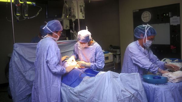 NHS operating theatre - Sputnik International