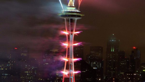 New Year celebrations in Seattle, America - Sputnik International