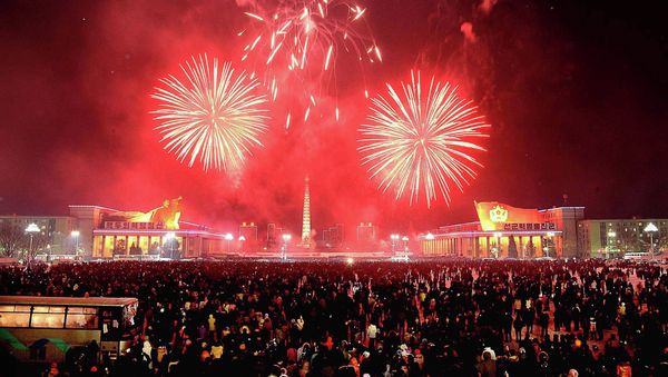 New Year's Eve celebrations, Pyongyang, North Korea - Sputnik International