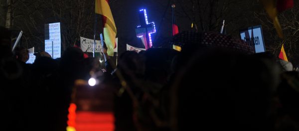 Dresden Pegida demonstration - Sputnik International
