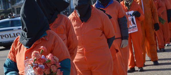 Guantanamo protest - Sputnik International