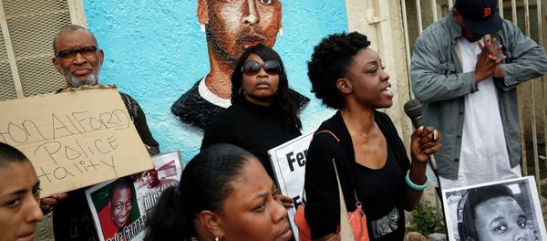 Ezell Ford mural Ezell Ford mural - Sputnik International