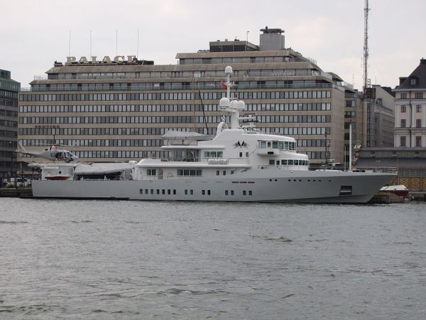 Senses, which Larry Page bought second-hand for $45 million, docked in Helsinki. Senses, which Larry Page bought second-hand for $45 million, docked in Helsinki. - Sputnik International