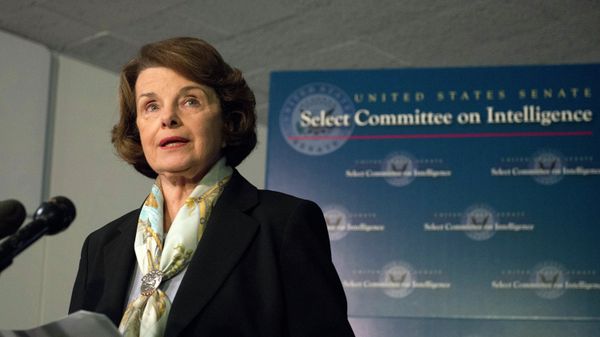 Senate Intelligence Committee Chair Senator Dianne Feinstein speaks after a closed-door meeting on Capitol Hill in Washington, Thursday, April 3, 2014. - Sputnik International