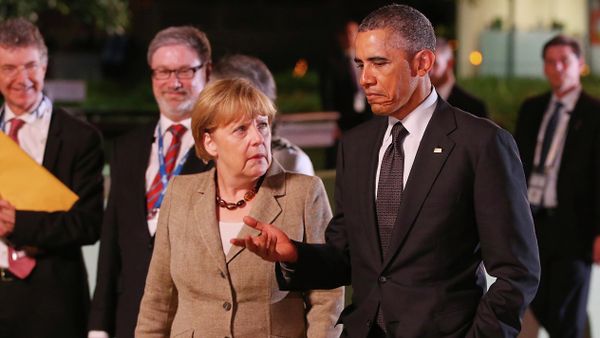 US President Barack Obama will discuss the situation in Ukraine and other issues of the US-German bilateral cooperation with German Chancellor Angela Merkel on Monday during her visit to Washington. - Sputnik International