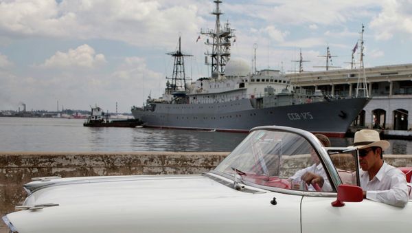 The Viktor Leonov docked in Havana last February. The Viktor Leonov docked in Havana last February. - Sputnik International