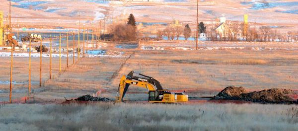A massive cleanup is underway after workers discovered brine slowly leaking into Blacktail Creek in North Dakota. A massive cleanup is underway after workers discovered brine slowly leaking into Blacktail Creek in North Dakota. - Sputnik International