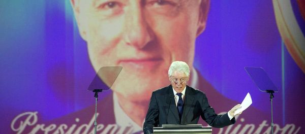 Bill Clinton receives the Salute to Greatness Award in January, 2015. Bill Clinton receives the Salute to Greatness Award in January, 2015. - Sputnik International