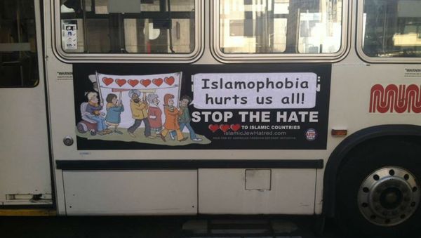 The replacement posters, feature Kamala Khan, a Pakistani-American Marvel Comics superhero, saying Islamophobia hurts us all” and urging “bigotry busters” to “stamp out racism.” - Sputnik International