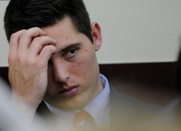 Brandon Vandenburg looks at the jury as Judge Wilkins reads the charges during his trial on Tuesday, Jan. 27, 2015 in Nashville Brandon Vandenburg looks at the jury as Judge Wilkins reads the charges during his trial on Tuesday, Jan. 27, 2015 in Nashville - Sputnik International