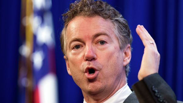 Senator Rand Paul, R-Ky., speaks at the Heritage Foundation’s Conservative Policy Summit in Washington. Campaigns for president in 2016 haven’t officially started. But Sen. Rand Paul is among several Republicans testing the political waters, and he’s making a stop in Nevada with the state’s first-in-the-West Republican caucus is a little more than a year away. Senator Rand Paul, R-Ky., speaks at the Heritage Foundation’s Conservative Policy Summit in Washington. Campaigns for president in 2016 haven’t officially started. But Sen. Rand Paul is among several Republicans testing the political waters, and he’s making a stop in Nevada with the state’s first-in-the-West Republican caucus is a little more than a year away. - Sputnik International