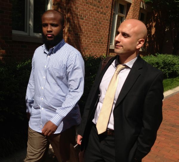 Gulet Mohamed, left, leaves the federal court in Alexandria, Va., with his attorney, Gadeir Abbas. Gulet Mohamed, left, leaves the federal court in Alexandria, Va., with his attorney, Gadeir Abbas. - Sputnik International