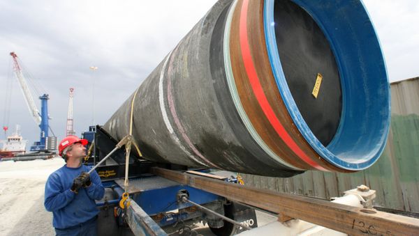 Construction of Nord Stream pipeline Construction of Nord Stream pipeline - Sputnik International