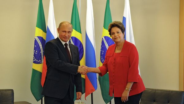 Mr Putin also said he values highly the attention Ms Rousseff gives to the strategic partnership between the two countries and confirmed his readiness to continue constructive dialogue, active joint work to take bilateral cooperation in different areas even further, and continue cooperation within the UN, G20, BRICS group and other multilateral organisations, the Kremlin's said in a statement published on its website. Mr Putin also said he values highly the attention Ms Rousseff gives to the strategic partnership between the two countries and confirmed his readiness to continue constructive dialogue, active joint work to take bilateral cooperation in different areas even further, and continue cooperation within the UN, G20, BRICS group and other multilateral organisations, the Kremlin's said in a statement published on its website. - Sputnik International