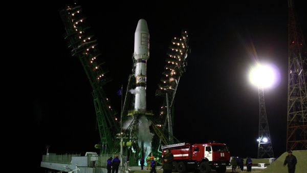 Soyuz-2.1a rocket with six Globalstar 2 satellites onboard. File photo. - Sputnik International