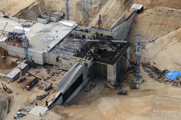 The construction site of Vostochny space center near Uglegorsk village in the Amur Region - Sputnik International
