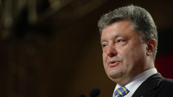 Ukrainian President Petro Poroshenko - Sputnik International
