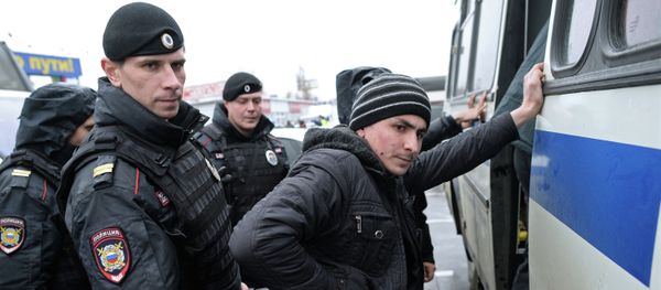 Moscow's police are carrying out an operation checking the legal status of immigrants to the city. Moscow's police are carrying out an operation checking the legal status of immigrants to the city. - Sputnik International