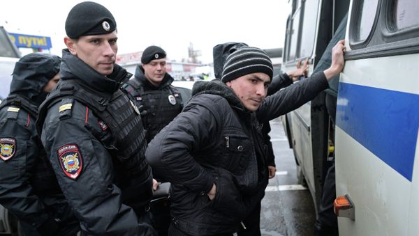 Moscow's police are carrying out an operation checking the legal status of immigrants to the city. - Sputnik International