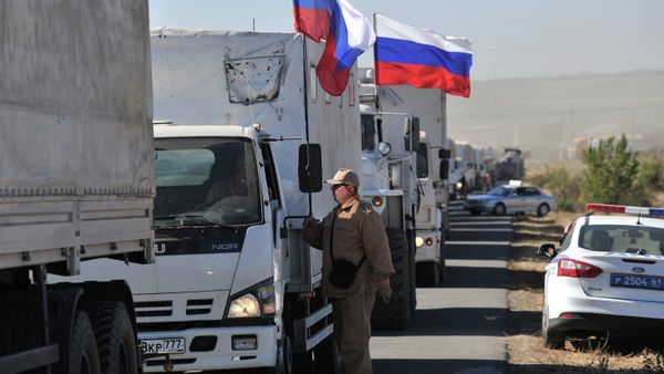 Russia'a humanitarian aid convoy for Eastern Ukraine - Sputnik International