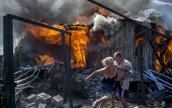 The Black Days of Ukraine photo made by Rossiya Segodnya’s special photo correspondent Valery Melnikov took the first place in Professional Photographer contest. - Sputnik International