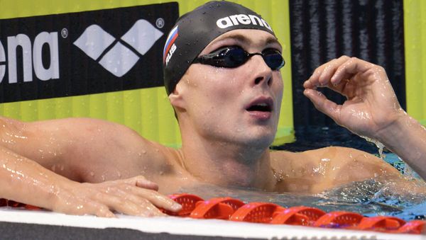 In the 100-meter freestyle final, Sergei Fesikov out-touched German swimmer Steffen Diebler by 0.11 split seconds. In the 100-meter freestyle final, Sergei Fesikov out-touched German swimmer Steffen Diebler by 0.11 split seconds. - Sputnik International