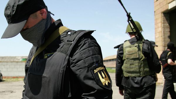 Fighters of Ukrainian Donbas Battalion - Sputnik International