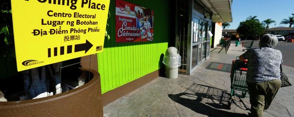 A polling station during the US midterm elections in National City, California November 4. 2014 - Sputnik International