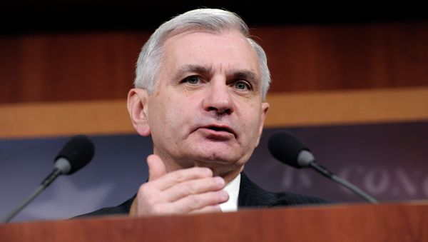 Sen. Jack Reed, D-R.I., speaks during a news conference on unemployment insurance on Capitol Hill in Washington, Thursday, Feb. 6, 2014 - Sputnik International