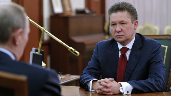 Vladimir Putin meets with Alexei Miller - Sputnik International