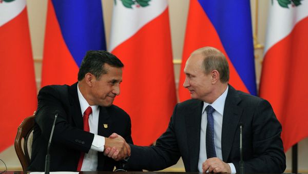 Russia will take two small Peruvian satellites into orbit, President Vladimir Putin told reporters after talks with his Peruvian counterpart Ollanta Humala. - Sputnik International