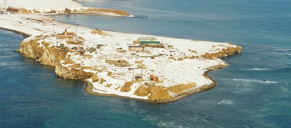 A view of Cape Krilyon at La Perouse Strait, Russia's Sakhalin Region A view of Cape Krilyon at La Perouse Strait, Russia's Sakhalin Region - Sputnik International