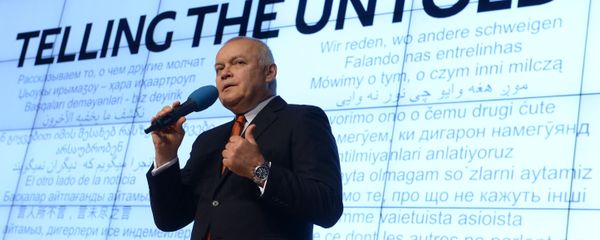 Rossiya Segodnya Director General Dmitry Kiselev at the presentation of the major international news brand, Sputnik. - Sputnik International