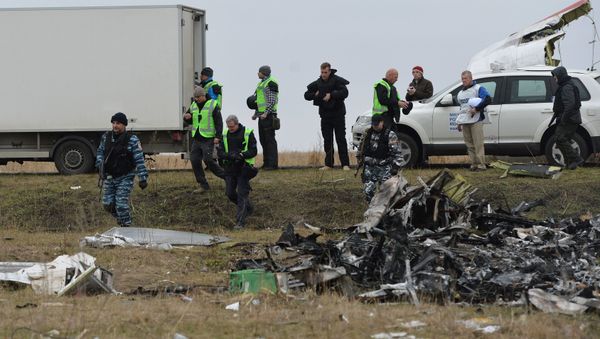 Dutch experts work at Malaysia Airlines Flight MH17 crash site - Sputnik International
