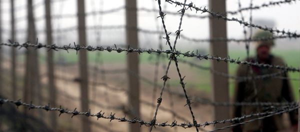 The border between India and Pakistan in Suchetgar area - Sputnik International