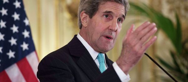 U.S. Secretary of State John Kerry speaks to the media at the U.S. Ambassador's residence in Paris November 5, 2014 U.S. Secretary of State John Kerry speaks to the media at the U.S. Ambassador's residence in Paris November 5, 2014 - Sputnik International