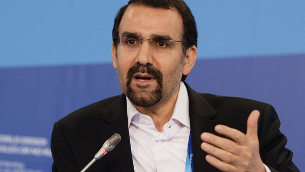 Iran's Ambassador to Russia Mehdi Sanaei at the 11th Meeting of Valdai Discussion Club in Sochi Iran's Ambassador to Russia Mehdi Sanaei at the 11th Meeting of Valdai Discussion Club in Sochi - Sputnik International