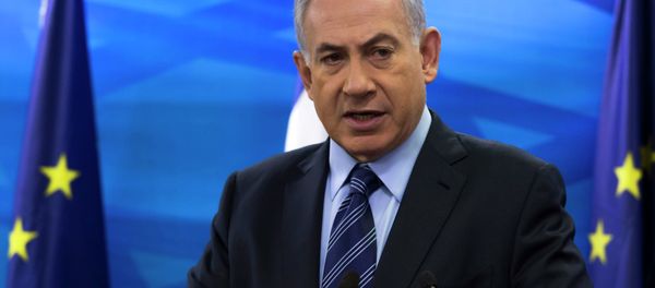 Israeli Prime Minister Benjamin Netanyahu attends a joint press conference with European Union foreign policy chief Federica Mogherini (not seen) in Jerusalem November 7, 2014 - Sputnik International