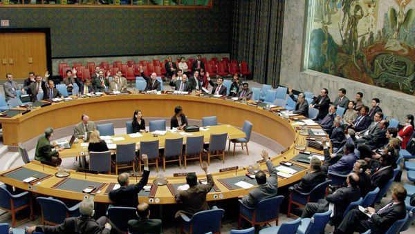 A UN Security Council session A UN Security Council session - Sputnik International