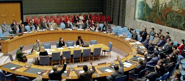 A UN Security Council session A UN Security Council session - Sputnik International