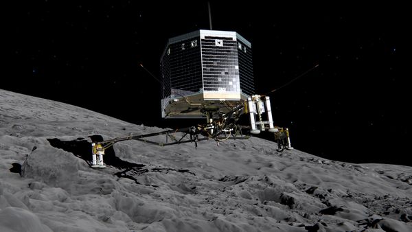 Touchdown! Rosetta Mission Philae Lands on Comet - Sputnik International