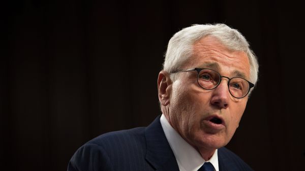 Secretary of Defense Chuck Hagel testifies before the Senate Armed Services Committee in Washington D.C. Sept. 16, 2014 Secretary of Defense Chuck Hagel testifies before the Senate Armed Services Committee in Washington D.C. Sept. 16, 2014 - Sputnik International