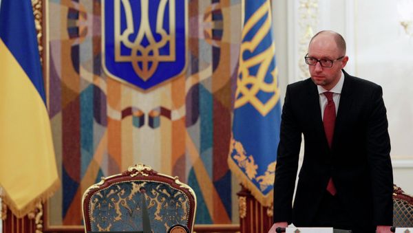 Ukraine's Prime Minister Arseny Yatsenyuk arrives for the Security Council meeting in Kiev November 4, 2014 - Sputnik International