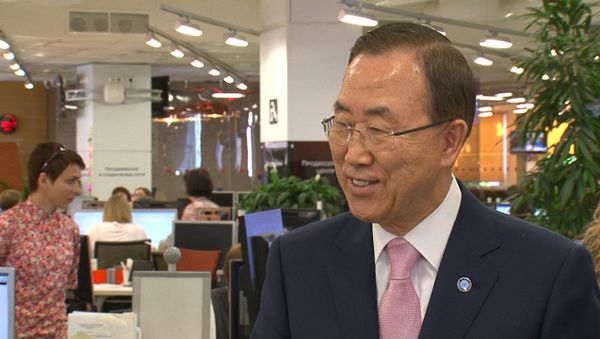UN Secretary-General Ban Ki-moon thanked Saudi Arabia on Wednesday for giving more than $100 million to the World Food Program. - Sputnik International