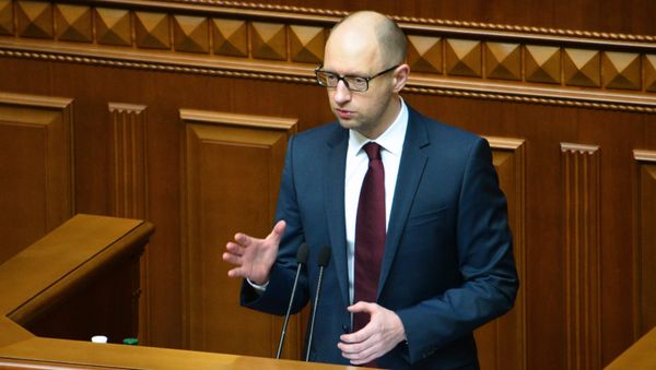 The Ukrainian parliament coalition Thursday has nominated incumbent Prime Minister Arseniy Yatsenyuk to occupy the same position in the newly formed government. The Ukrainian parliament coalition Thursday has nominated incumbent Prime Minister Arseniy Yatsenyuk to occupy the same position in the newly formed government. - Sputnik International