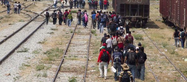 Almost 70,000 children were apprehended at the US border with Mexico in 2014. Almost 70,000 children were apprehended at the US border with Mexico in 2014. - Sputnik International